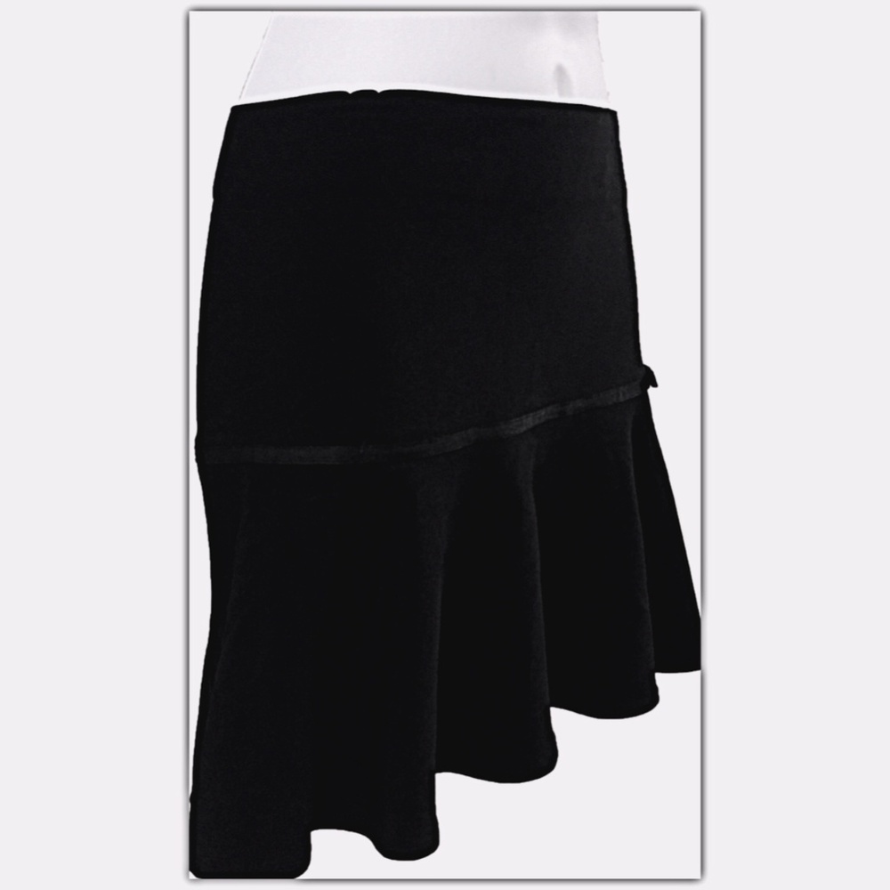 Zinc, Black with Flirty Flare, Mini Skirt